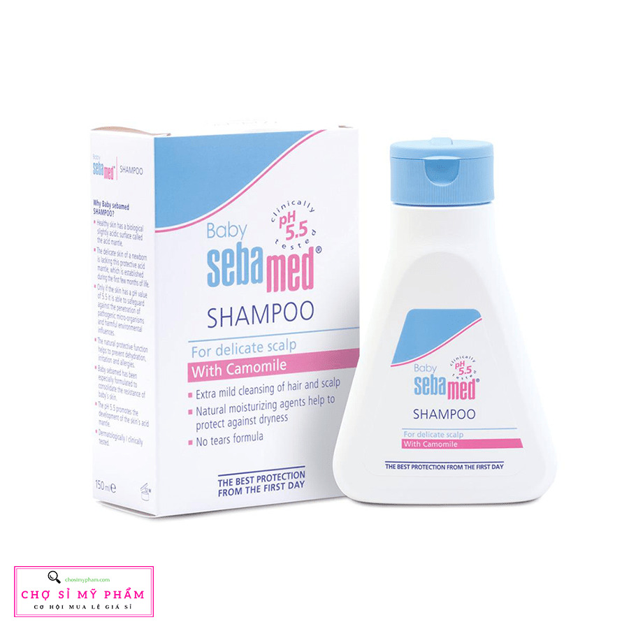 Dầu gội trẻ em dịu nhẹ không cay mắt Baby Sebamed Childrens Shampoo SBB02B 250ml