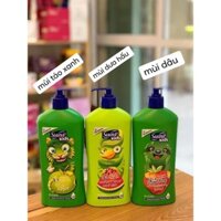 Dầu gội trẻ em Suve Kids 532ml Táo-dưa hấu-dừa- dâu