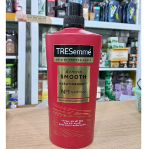 Dầu gội tresemmé keratin smooth tinh dầu argan và keratin vào nếp suôn mượt 650g