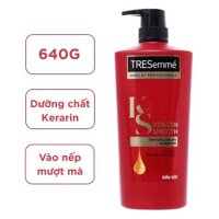 Dầu Gội TRESEMME Keratin Smooth Dưỡng tóc khô xơ rối Công thức chuẩn salon Vào Nếp Suôn Mượt 640g