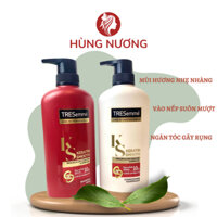 Dầu Gội Tresemme Thái lưu hương, bổ sung keratin mượt tóc,Combo Dầu Gội, Dầu Xả cho tóc khô xơ 370ml