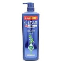 Dầu gội trị gàu Clear Men Sport bạc hà 900g