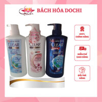 Dầu Gội Trị Gàu Clear Thái Lan Hương Bạc Hà, Hoa Anh Đào, Clear Men 480ml