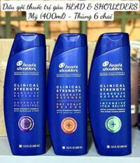 Dầu gội trị gàu Head and Shoulders Mỹ 400ml