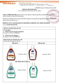 Dầu Gội Trị Gàu Vẩy Nến,Viêm Da Tiết Bã Redwin Coal Tar Fragrance Shampoo 250ml