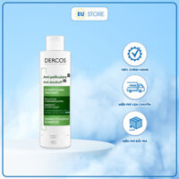 Dầu gội trị gàu Vichy Dercos Anti Dandruff xanh 200ml sạch gàu, giảm ngứa, làm dịu da dầu