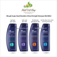 Dầu Gội Trị Gàu,Nấm Da Đầu Heads & Shoulders Clinical Strength 400ml