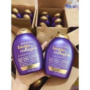 Dầu gội và dầu xả Biotin & Collagen Shampoo 385 ml