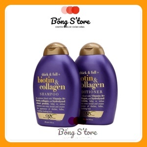 Dầu gội và dầu xả Biotin & Collagen Shampoo 385 ml
