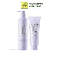 Dầu Gội Và Dầu Xả Cho Tóc Hư Tổn Nặng Mise En Scene Salon Plus Clinic 10 Shampoo For Severely Damaged Hair 500ml