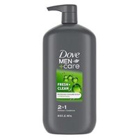 Dầu gội và dầu xả Dove Men+Care 2 trong 1 Fresh & Clean cho mái tóc sạch khỏe mạnh hơn mỗi ngày 917ml (Mỹ)