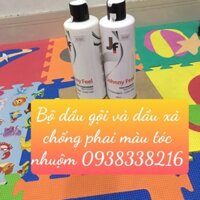 Dầu gội và dầu xả johnny feel giúp tóc đẹp bóng mượt và giữ màu tóc nhuộm