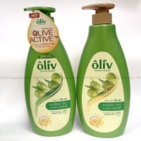dầu gội và dầu xả Olive chai lớn có vòi 650ml siêu thơm và mềm tóc có 2 loại  1 bồng bềnh 2 là chắc khỏe