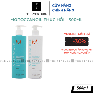 Dầu gội và dầu xả phục hồi độ ẩm 500ml – Moroccanoil Moisture Repair