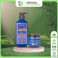 Dầu gội và Dầu xả thảo dược Nam Nung xanh dương ngăn ngừa gàu, rụng, giúp tóc chắc khỏe, suôn mượt