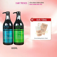 Dầu gội và dầu xả tóc KAFEN xanh CHÍNH HÃNG siêu mềm mượt cao cấp
