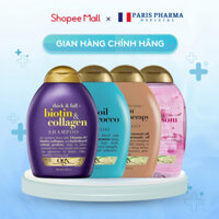 Dầu Gội Và Dầu Xả Biotin/Argan/Cherry/Keratin OGX 385ml Nuôi Dưỡng Dày Tóc và Kích Thích Mọc Tóc