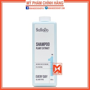 dầu gội và hoàn hình sasaba vuông 800ml