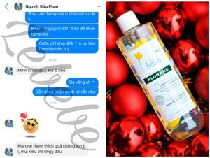 Dầu gội và sữa tắm 2 in 1 Klorane 500ml có vòi
