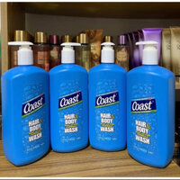 Dầu gội và sữa tắm 2in1 Coast classic scent Mỹ