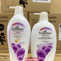 dầu gội và sữa tắm Enchanteur sensation hương nước hoa 650g /1 chai ( mầu tím )
