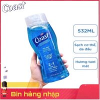 Dầu gội và tắm Coast Mỹ 532ml
