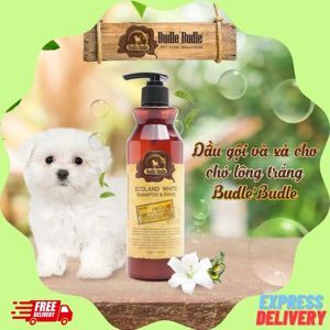 Dầu gội và xả Budle cho chó lông trắng - 500ml