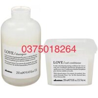 Dầu Gội Và Xả Cho Tóc Uốn DAVINES Love Curl 250mlx2