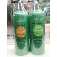 Dầu gội và xả maxtop extra Collagen chai 800ml
