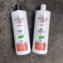 Bộ dầu gội xả Nioxin đặc trị số 4 - 1000ml, chống rụng cho tóc mãnh đã qua hóa chất đã thưa tóc