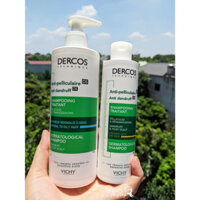 Dầu Gội Vichy Dercos 390ml ngăn ngừa, giảm gầu, mượt tóc hàng Pháp