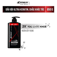 Dầu gội X-Men for Boss hương trầm đầy nội lực Intense với Ultra Keratin© mới 650g