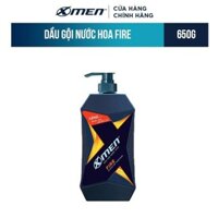 Dầu Gội X-Men Nước hoa Fire 650G tặng Xịt nước hoa hằng ngày Mannup Amber 22ml