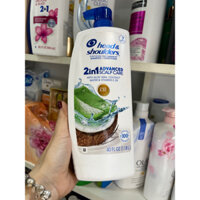 Dầu gội  xã  2 in 1 Dừa nha đam, Vitamin E,B3 Head & Shoulder  1,18 L