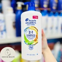 DẦU GỘI XẢ 2 TRONG 1 HEAD & SHOUDERS DẦU HẠNH NHÂN VÀ LÔ HỘI 1.18L MỸ