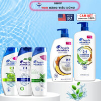 Dầu gội xả 2in1 Head & Shoulders hạnh nhân  nha đam dừa hạnh nhân 1,18l Hàng Mỹ