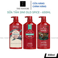 Dầu gội & xả 2in1 Old Spice - 650ml