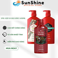 Dầu Gội Xả 2in1 Old Spice Shampoo and Conditioner Cho Nam 650ml