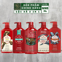 Dầu Gội & Xả 2in1 Old Spice Shampoo & Conditioner | Puresport, Bearglove, Thick & Full, Timber, Krakengard