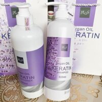 DẦU GỘI XẢ ARGAN OIL KERATIN PLUS LAVENDER HÀN QUỐC