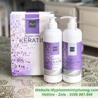 DẦU GỘI XẢ ARGAN OIL KERATIN PLUS LAVENDER HÀN QUỐC