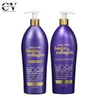 Dầu Gội Xả Biotin Collagen - 1.18L - Tím (Set 2) [DATE 17/08/2025]