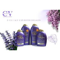 Dầu Gội Xả Biotin Collagen - (385ml - 750ml ) - Tím