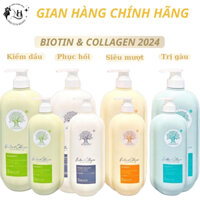 Dầu gội xả Biotin Collagen (1)Voudioty 500ML - 1000ML phiên bản 2024 chống rụng tóc, phục hồi , giảm gàu, kiểm soát dầu