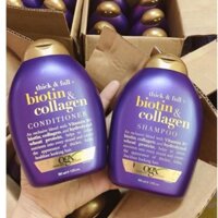 DẦU GỘI -XẢ BIOTIN COLLAGEN CHỐNG bị rụng tóc 385ML .hot
