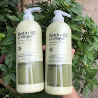 Dầu gội xả Biotin & Collagen New Oil Control kiềm dầu mượt tóc 1000mlx2