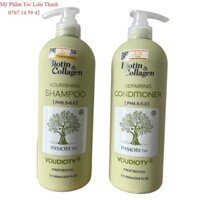 Dầu gội xả Biotin và Collagen New Oil Control kiềm dầu mượt tóc 1000mlx2(new-2023)