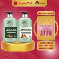 Dầu gội xả bồ kết thiên nhiên QH Lactus Season Dầu gội hà thủ ô bưởi chanh gừng 500ml
