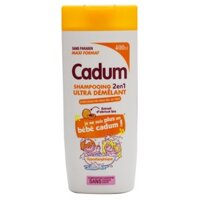 Dầu gội xả Cadum siêu mượt 2in1 hương mơ cho bé