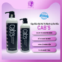 Dầu gội xả cặp Cab's 700ml giúp tóc giảm gàu gãy rụng cho mái tóc chắc khỏe suôn mượt Purple